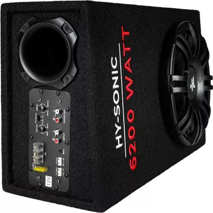 Hydra HY-SONIC 6200 WATT 10 inch Active enclosure with inbuilt amplifier Subwoofer  (Powered , RMS Power: 550 W)